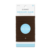 GIMME Beauty low-profile band in ponytail delivers secure, snag-free hold for all hair types.