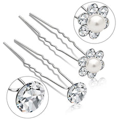 Gingbiss 7-pearl inlay pin brings classic elegance to formal hairstyles