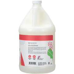Ginger Lily Farms apple pear foam closeup demonstrating rich lather and gentle cleansing