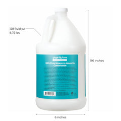 Ingredients blend in Ginger Lily Farms conditioner showing nourishing formulation.