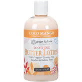 Ginger Lily Farms Botanicals Coco Mango lotion bottle for daily lightweight hydration.