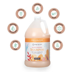 Ginger Lily Farms Botanicals Coco Mango shampoo ingredients with aloe and flaxseed
