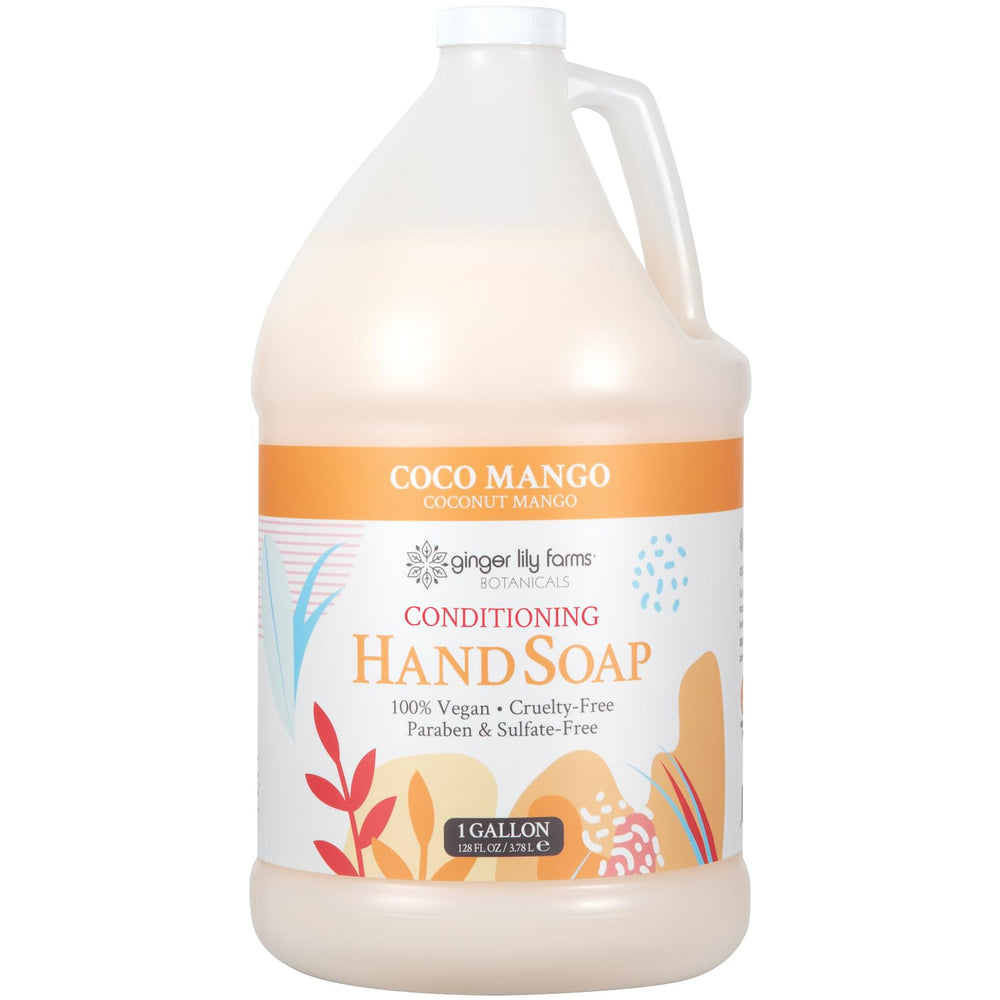 Ginger Lily Farms Botanicals hand soap refill Coco Mango for ongoing cleanliness and hydration