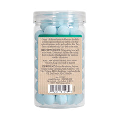 Ginger Lily Farms Botanicals Manicure Spa Ball Ocean water soak softens skin after use.
