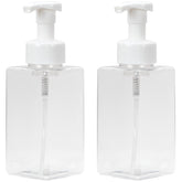 Ginger Lily Farms foaming soap dispenser in clear bottle with white pump for easy handwashing.