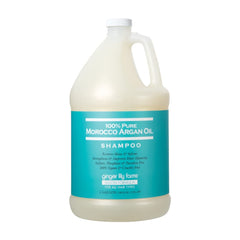 Ginger Lily Farms Argan Oil Shampoo bottle promises silky, manageable hair.