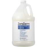Ginger Lily Farms ZeroDerm bottle shows fragrance-free hydration for sensitive skin.