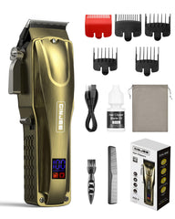 GinJee Hair Clippers cordless power for seamless at-home grooming.