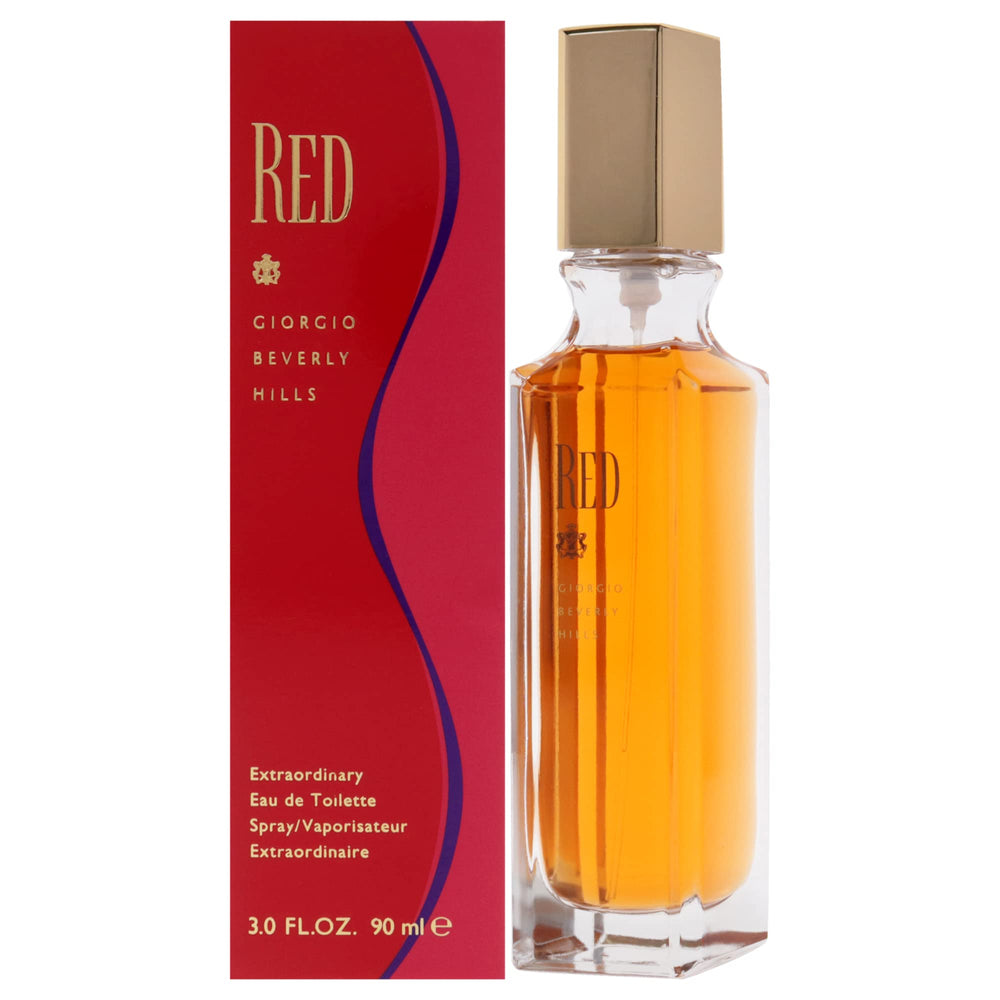 Giorgio Beverly Hills Women EDT front bottle for bright daytime fragrance.