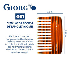Giorgio G51 handmade saw-cut and polished edges for smooth styling.