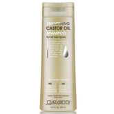 Botella de Giovanni Aceite de Ricino champú para cabello suave.
