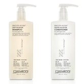 Giovanni Smooth as Silk Deeper Moisture Shampoo bottle provides gentle hydration for dry hair