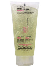 Giovanni Styling Gel L.A. Natural squeeze bottle with easy dispense.