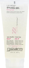 Giovanni Styling Gel L.A. Natural application on hair for sleek definition.