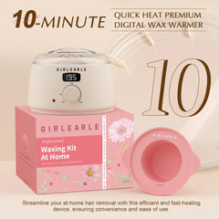 GIRLEARLE cream wax beads for versatile body and facial waxing