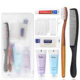 Gisdo 50-pack toiletry kits in reusable bags for travel and storage convenience