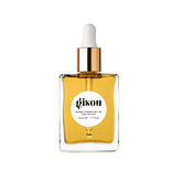 Gisou Honey Infused Hair Oil bottle shot showing hydrating shine for all hair types.