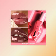 Gisou Honey Infused Lip Oil 8ml on skin demonstrates lightweight glide and hydration.