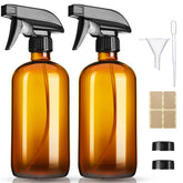 GIVAMEIHF amber bottle assembly for DIY cleaners and essential oil blends.