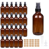 GIVAMEIHF amber glass bottle 4oz in a 24-pack for light-sensitive liquids protection.