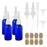 GIVAMEIHF nasal spray bottle 4-pack for portable travel and storage.