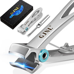 GJNL nail clippers for thick nails with 16mm wide jaw for easy trimming.