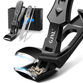 GJNL toenail clippers angled head for precise, comfortable trimming.