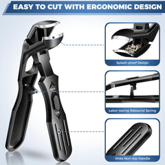 GJNL stainless steel blade stays sharp for smooth trims.