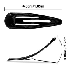 GKETN heavy coated metal clip closeup showing durable finish and easy opening for various hair types