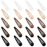 GKETN water drop snap clip in bold color offers secure hold for all hair types