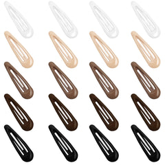 GKETN water drop snap clip in bold color offers secure hold for all hair types