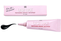 GladGirl lash-strip-flare-glue bottle demonstrates long-lasting hold for lashes