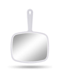 Gladmart hand mirror 10.3 inch large surface for precise grooming.