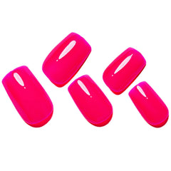 GLAMERMAID uñas pegadas forma cuadrada mediana para estilo moderno.
