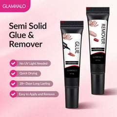 Glamhalo removedor uñas con cuentagotas para retirar con precisión