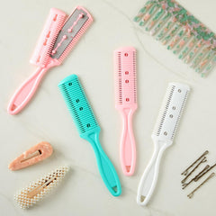 Glamlily razor comb safety shield protecting skin during styling.