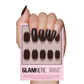 Glamnetic Bark Brown uñas opacas corto para uso diario