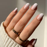 Glamnetic Creamer uñas ombre neutro para look diario y natural