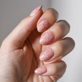 Glamnetic Marauders Map graphic nails with warm color-change reveal.
