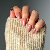 Glamnetic Mauve Affair uñas medias coffin con acabado suave y duradero para uso diario