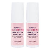 Glamnetic pegamento de uñas con pincel para aplicación precisa.
