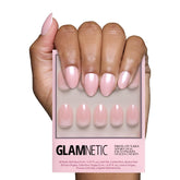 Glamnetic Pinch Me uñas rosa con acabado glaseado para uso diario elegante