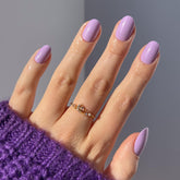 Glamnetic uñas postizas lilas con color pastel para uso diario