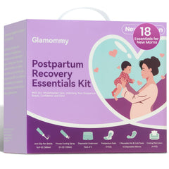 Glamommy 17oz peri bottle for gentle cleansing after delivery.
