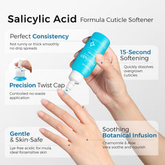 Glamonade cepillo uñas para limpieza eficaz de la superficie