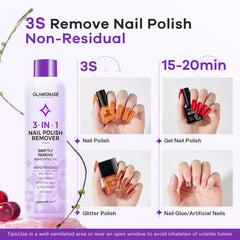 Glamonade grape-seed-oil formula nourishes nails during removal