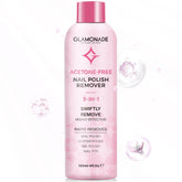 Glamonade quitaesmalte gel, botella a mano para uso doméstico sin acetona.