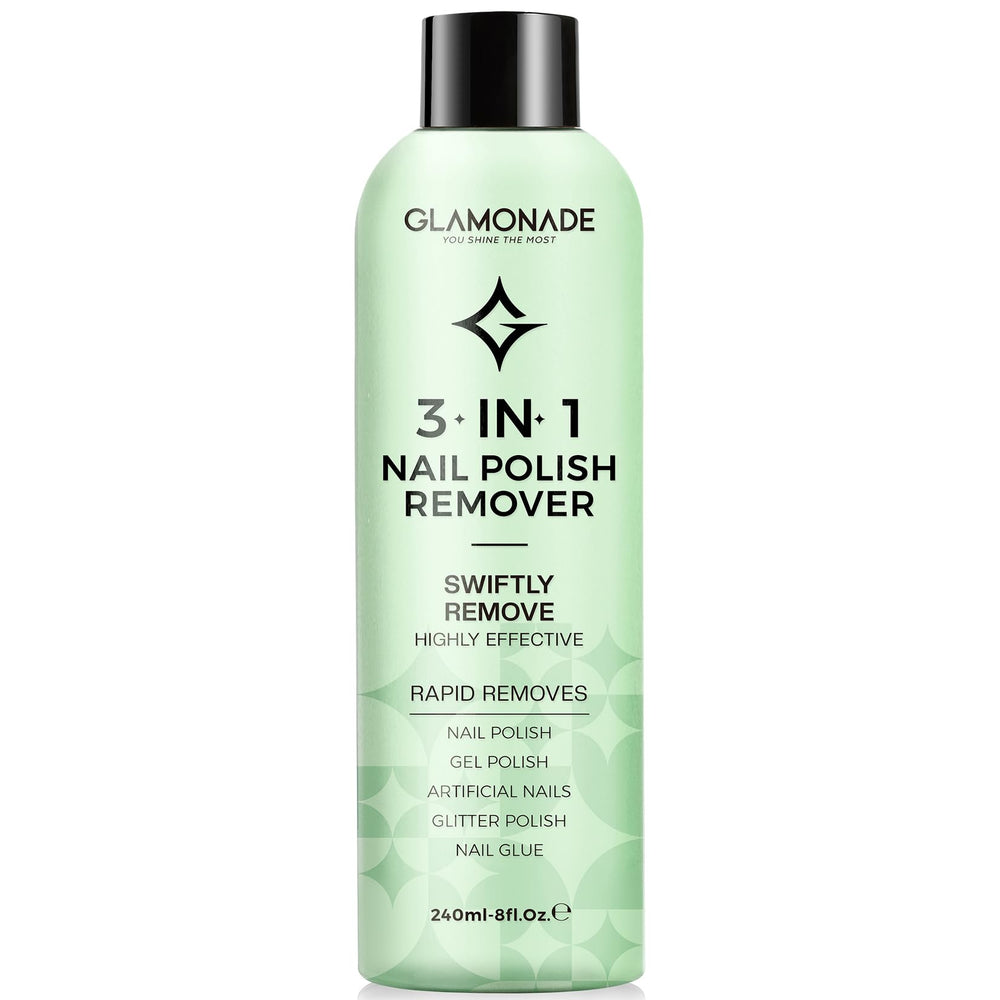 Glamonade remover acetona: uñas gel, retiro suave y rápido