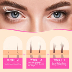 Glamosoar Lash Serum packaging detail showing compact 4ml size for travel.