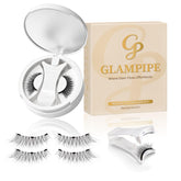 GlamPipe magnetic lashes no-eyeliner-application for secure, mess-free wear.